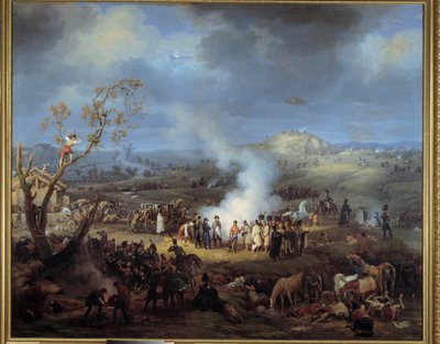 Bivak Napoleona I. v předvečer bitvy u Slavkova dne 1. prosince 1805. Obraz Louis Francois Lejeune (1775-1848) od Louis Lejeune