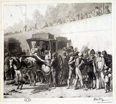 Příchod pilnosti, heliogravura od Léona Marottea podle obrazu Boillyho (1803). od Louis Leopold (after) Boilly