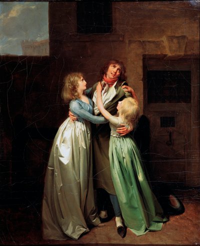 Truchlivý rozchod, 80. léta 18. století od Louis Leopold Boilly