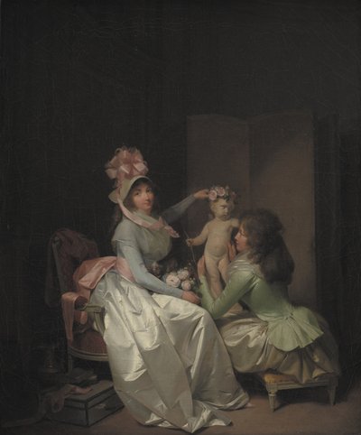 Věnec sošky Amora od Louis Leopold Boilly