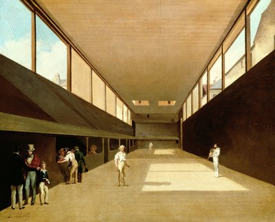Interiér Jeu de Paume, Versailles od Louis Leopold Boilly