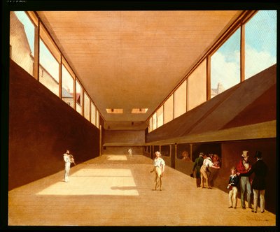 Interiér Jeu de Paume, Versailles od Louis Leopold Boilly