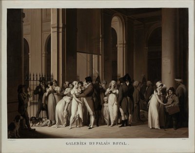 Galerie královského paláce, 1809. od Louis Leopold Boilly