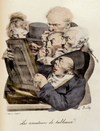 Milovníci obrazů Rytina Louis-Leopold Boilly (Louis Leopold Boilly od Louis Leopold Boilly
