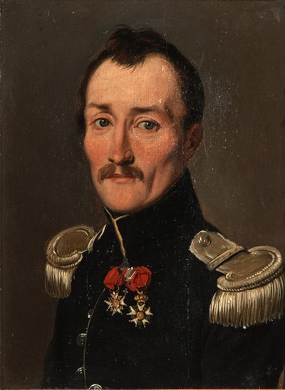 Portrét Gastona de Banyuls de Montferre v uniformě od Louis Leopold Boilly