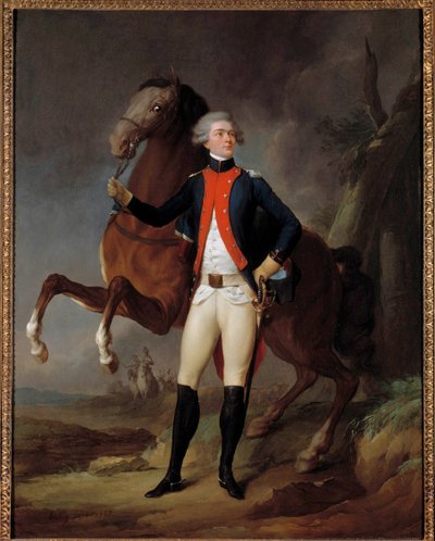 Portrét Marie Gilbert Mottier, markýz de La Fayette od Louis Leopold Boilly