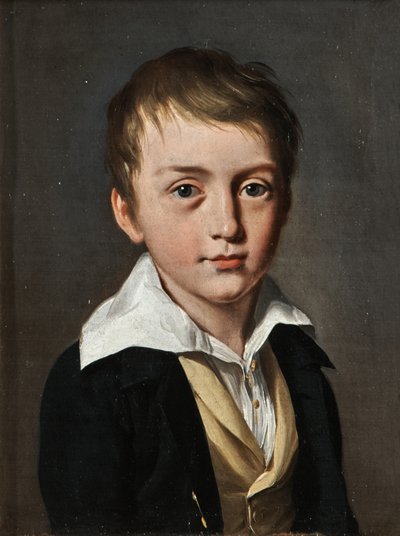Portrét mladého chlapce od Louis Leopold Boilly