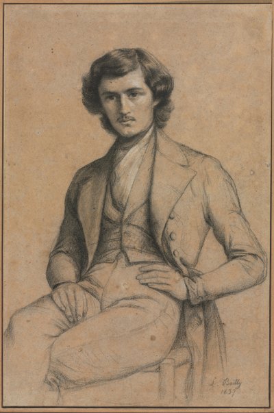 Portrét mladého muže, 1837. od Louis Leopold Boilly
