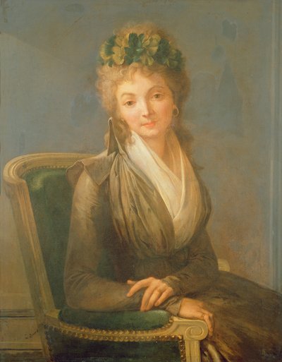 Portrét pravděpodobně Lucile Desmoulins (1771-94) 1794 (olej na plátně) od Louis Leopold Boilly
