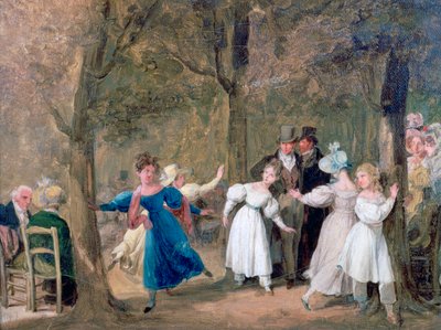 Setkání v Lucemburských zahradách, 1761-1845 od Louis Leopold Boilly