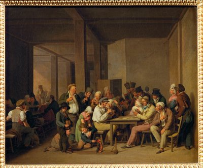 Scene de cabaret - scény v hospodě ... od Louis Leopold Boilly