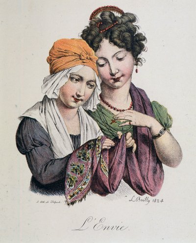 Sedm smrtelných hříchů: Závist od Boillyho od Louis Leopold Boilly