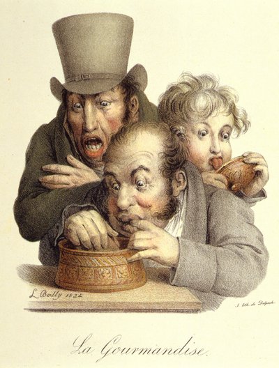 Seven Deadly Sins: Gourmandise od Boillyho od Louis Leopold Boilly