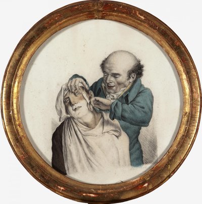 Šikovný holič, 1823 od Louis Leopold Boilly
