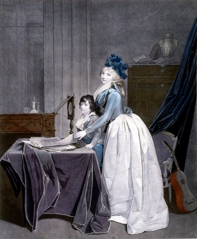 Optický klam. 1794 (rytina). autor: Louis Leopold Boilly (1761-1845). L