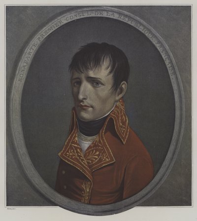 Napoleon Bonaparte, první konzul Francouzské republiky od Louis Leopold after Boilly