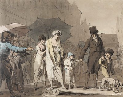 Louis-Léopold Boilly - Mýtné ve městech od Louis Leopold Boilly