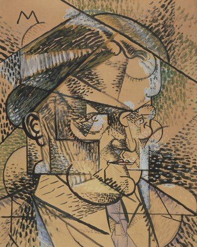 Portrét Edouarda Gazanion, 1912 od Louis Marcoussis