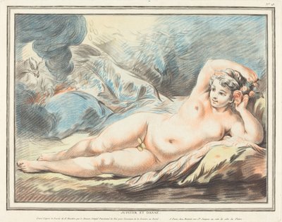 Jupiter a Danae, 1774. od Louis Marin Bonnet