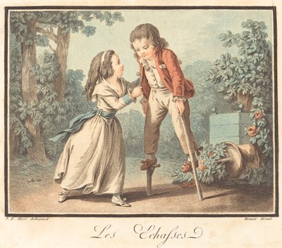 Chůdy, c. 1790. od Louis Marin Bonnet