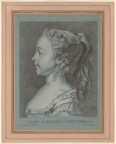 Marie-Rosalie Vanloo od Louis Marin Bonnet
