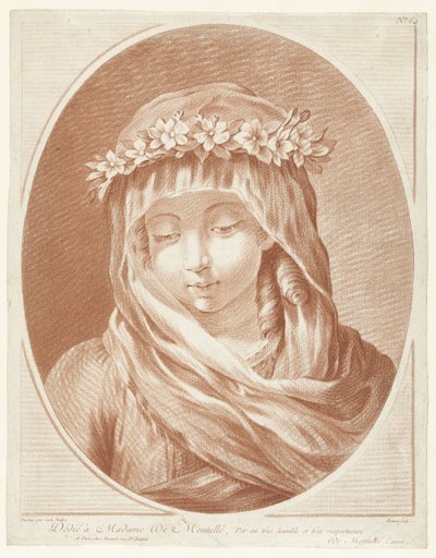Kněží hlavu kněžky od Louis Marin Bonnet