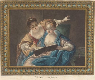 The Fine Musetioners, 1775. od Louis Marin Bonnet