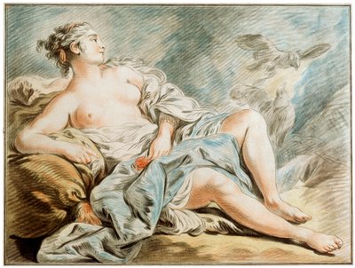 Venuše s holubicemi, 18. století. od Louis Marin Bonnet