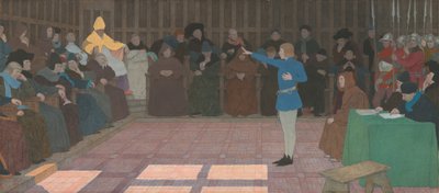 Proces s Johankou z Arku Série Johanky z Arku: VI, c. konec roku 1909 - začátek roku 1910. od Louis Maurice Boutet de Monvel