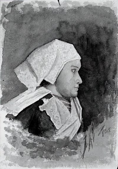 Bretaňská rolnice, 1884. od Louis Michel Eilshemius