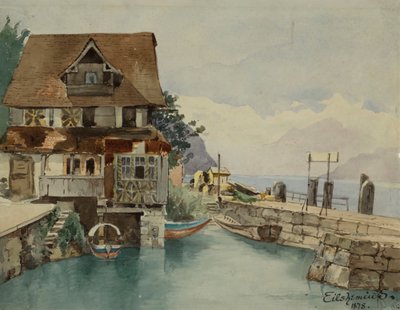 Dům na kanálu, 1878. od Louis Michel Eilshemius