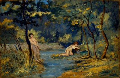 Stojící a ležící nymfy, 1908. od Louis Michel Eilshemius