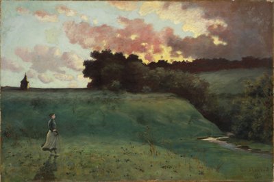 Bouřlivá krajina, 1890 od Louis Michel Eilshemius