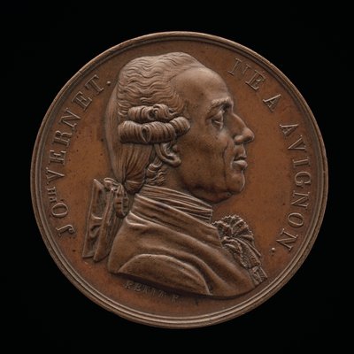 Claude-Joseph Vernet, 1714-1789, malíř [avers], 1826. od Louis Michel Petit