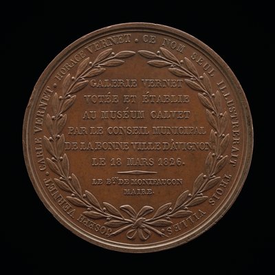 Nápis [revers], 1826. od Louis Michel Petit