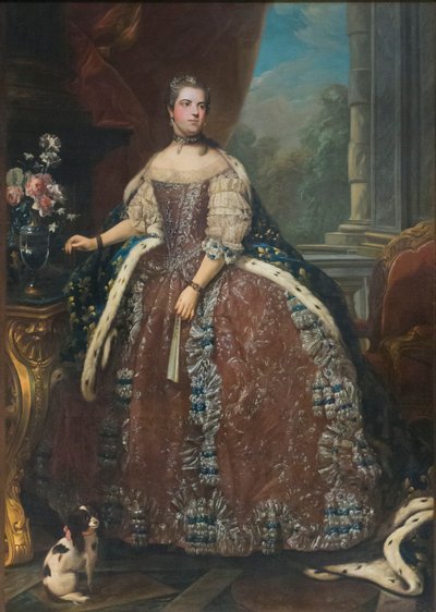 Louise Elisabeth of France, cca 1760 (olej na plátně) od Louis Michel van (after) Loo