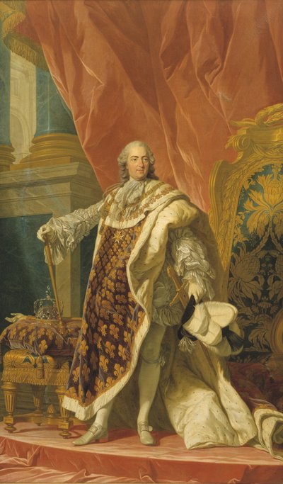 Ludvík XV francouzský (1710-1774) od Louis Michel van Loo