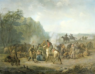 Kozácký bivak od Louis Moritz