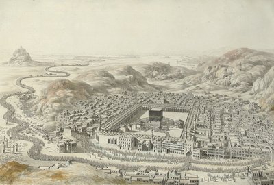 Mekka, 1787 od Louis-Nicolas de Lespinasse