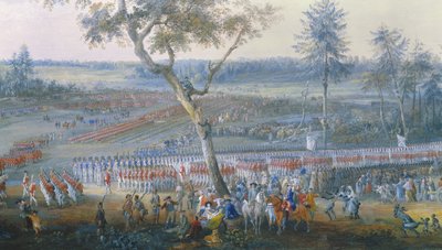 Vzato z Yorktownu, Virginie, 19. října 1781 od Louis Nicolas van Blarenberghe