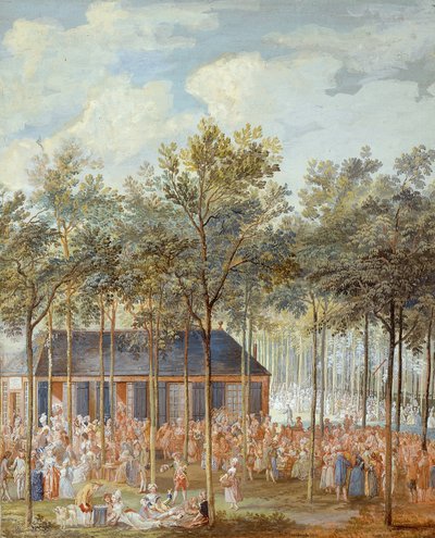 Champs-Elysées od Louis Nicolas van Blarenberghe