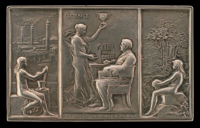 Charles Christofle, 1805-1863, Silversmith [avers], 1892. od Louis Oscar Roty