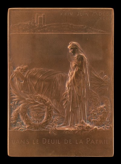 Francie Smutek za prezidentem republiky [reverse], 1894. od Louis Oscar Roty