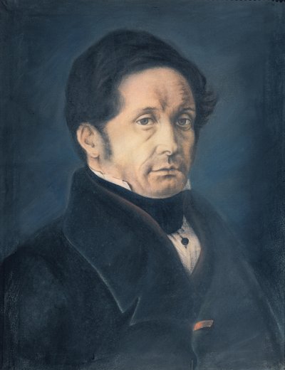Jean-Joseph Pasteur (1791-1865) 1842 (pastel na papíře) od Louis Pasteur