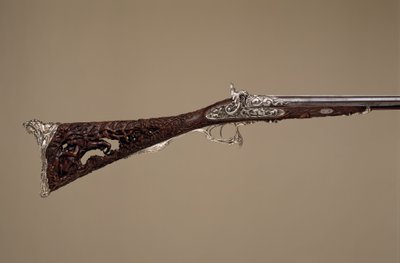 Dvouhlavňová perkusní brokovnice, Francie, Paříž, z roku 1854 od Louis Perrin