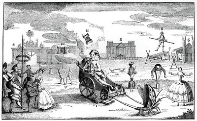 Pošetilost Triumphant, 1749. od Louis Philippe Boitard