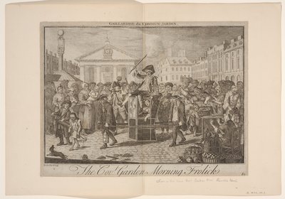 Ranní dovádění v Covent Garden od Louis Philippe Boitard
