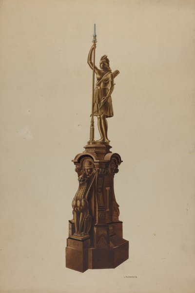 Newel Post, 1938. od Louis Plogsted