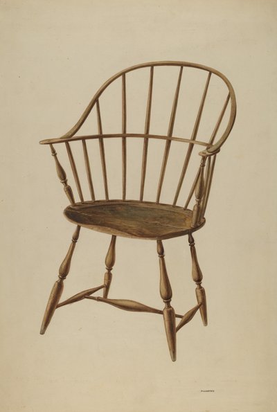 Windsor Chair, c. 1939. od Louis Plogsted