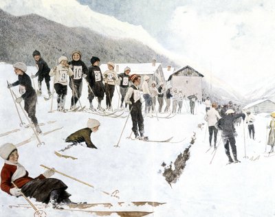 Lyžařské kurzy pro děti od Louis Remy Sabatier